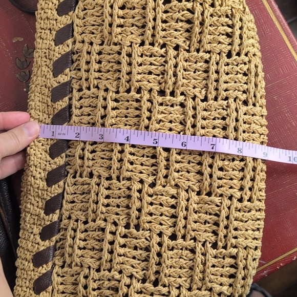 Brighton Leather and Woven Purse - Picture 6 of 9